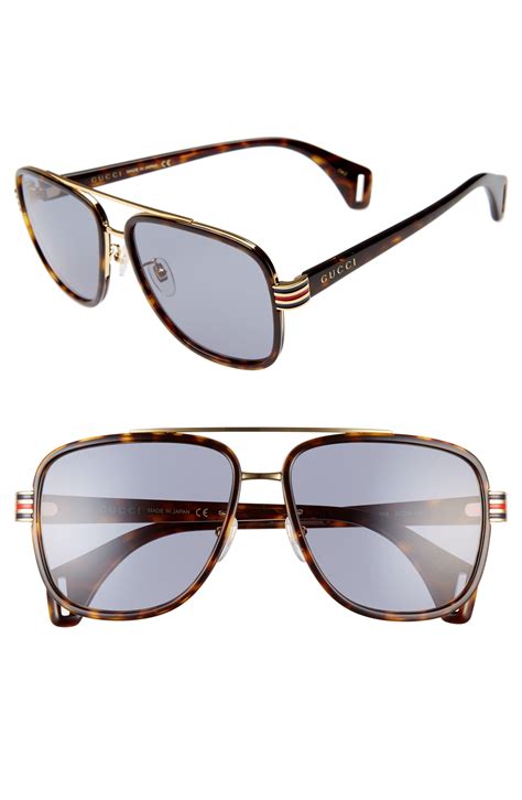 aviator gucci men's sunglasses|gucci sunglasses men sunglass hut.